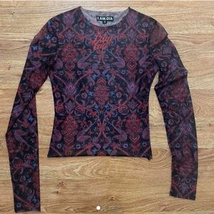 I.AM.GIA idril mesh top